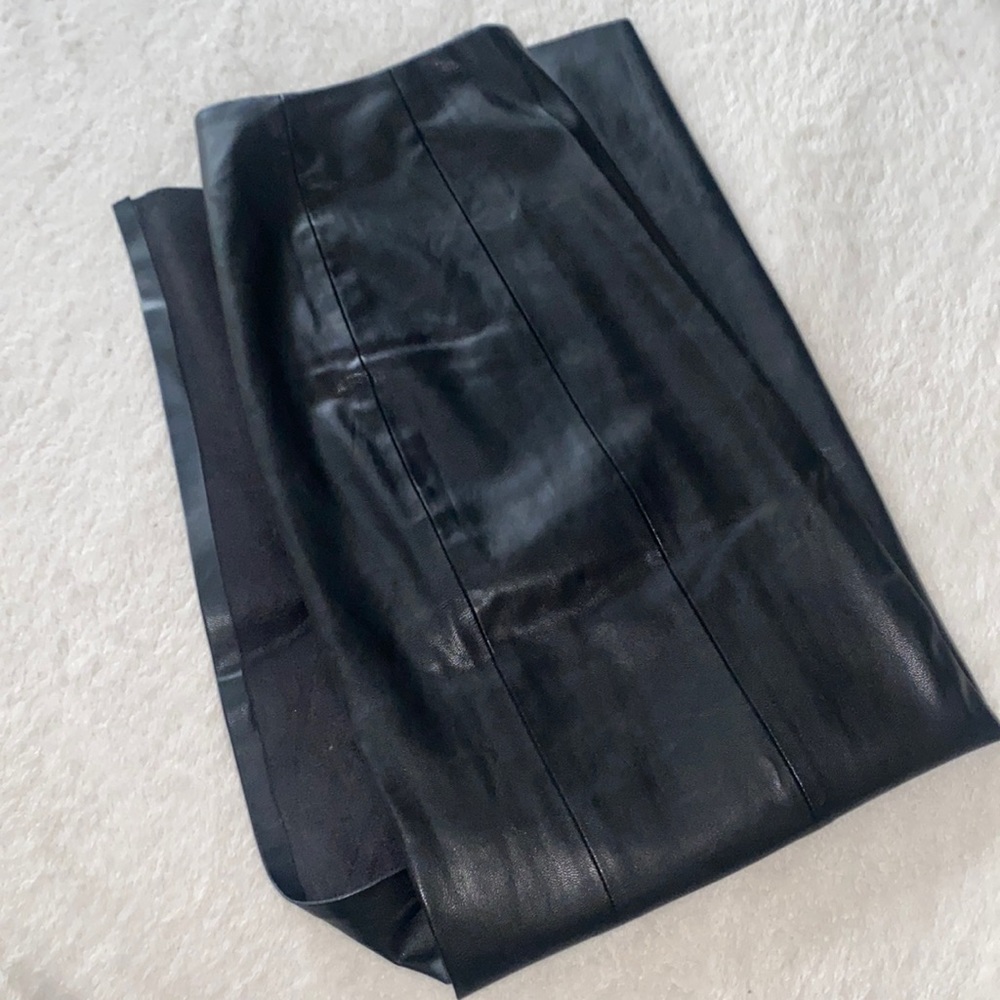 NWT Zara pleather pencil skirt
